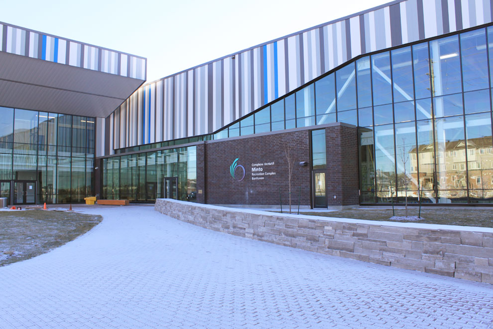 Recreation centre in Half Moon Bay in South Barrhaven.