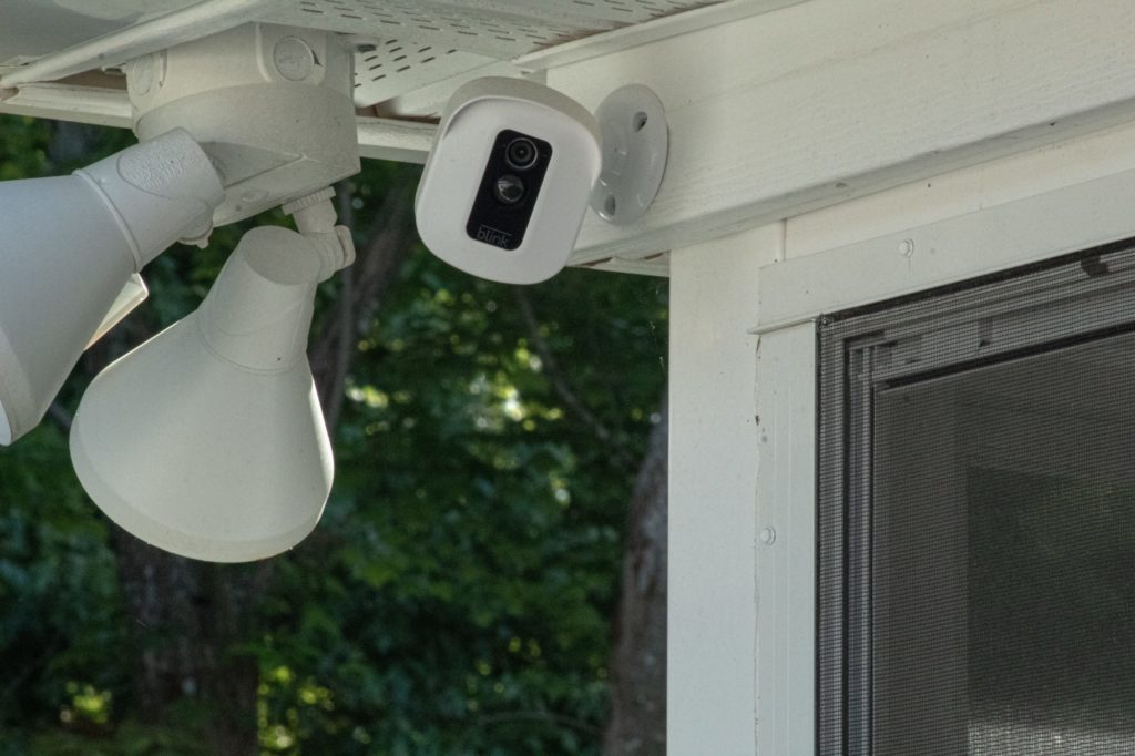 Cameras on home as security tips. 